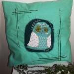 Decorative Cover For Pillows Owl - 17 X 17 Inch
